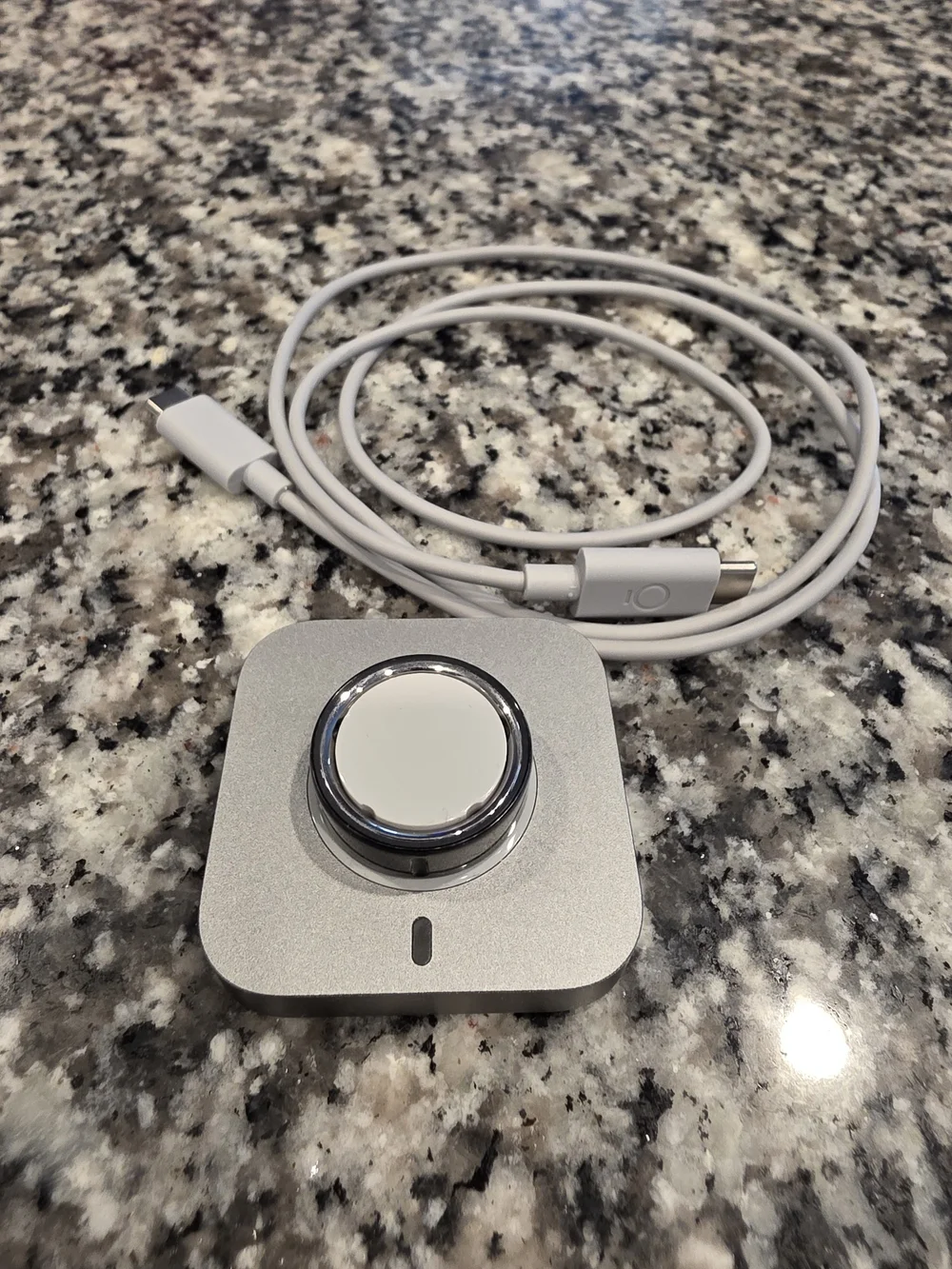 Oura Ring 4 Black and Silver (Size 11)